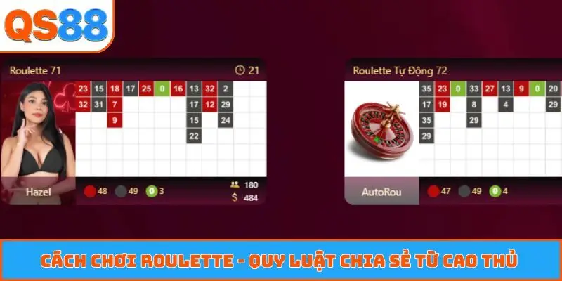 Cách chơi roulette