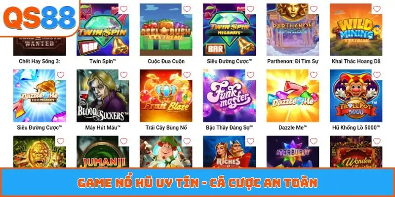 Game nổ hũ uy tín