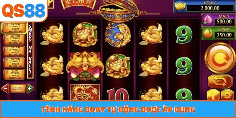 Tính năng quay tự động được áp dụng