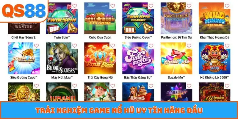 Trải nghiệm game nổ hũ uy tín hàng đầu